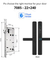 Tropernic F5 TTLOCK Smart Sliding Door Lock 5 in 1 Digital Lock with Doorbell App Unlock Waterproof Smart Door Lock for Aluminum Door