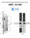 Tropernic F5 TTLOCK Smart Sliding Door Lock 5 in 1 Digital Lock with Doorbell App Unlock Waterproof Smart Door Lock for Aluminum Door