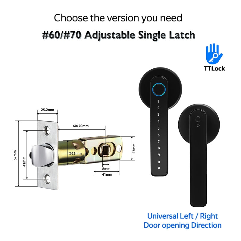 Tropernic X10 Tuya Bluetooth / TTLock Bluetooth Smart Lock